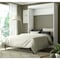 Bestar Edge 60W Full Murphy Bed, White 70183-17 - alternate 5